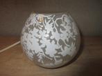 Global Lux lamp met kersenbloesempatroon, Ophalen of Verzenden, Gebruikt, Glas, Minder dan 50 cm