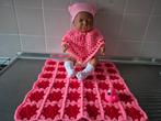 GEHAAKTE POPPENDEKEN MET PONCHO NIEUW, Ophalen, Nieuw, Overige typen