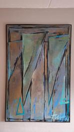 Mooi fors abstract olieverf schilderij atelier Liesbeth Tuit, Ophalen