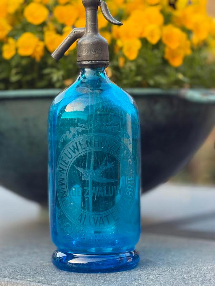 Spuitwaterfles, spuitflessen, NL Spuitfles Siphon, ZAANDAM, Antiek en Kunst, Curiosa en Brocante, Ophalen of Verzenden