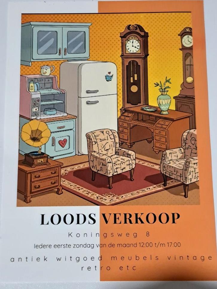 Rommelmarkt loodsverkoop Groningen antiek design, Antiek en Kunst, Antiek | Overige Antiek, Ophalen of Verzenden