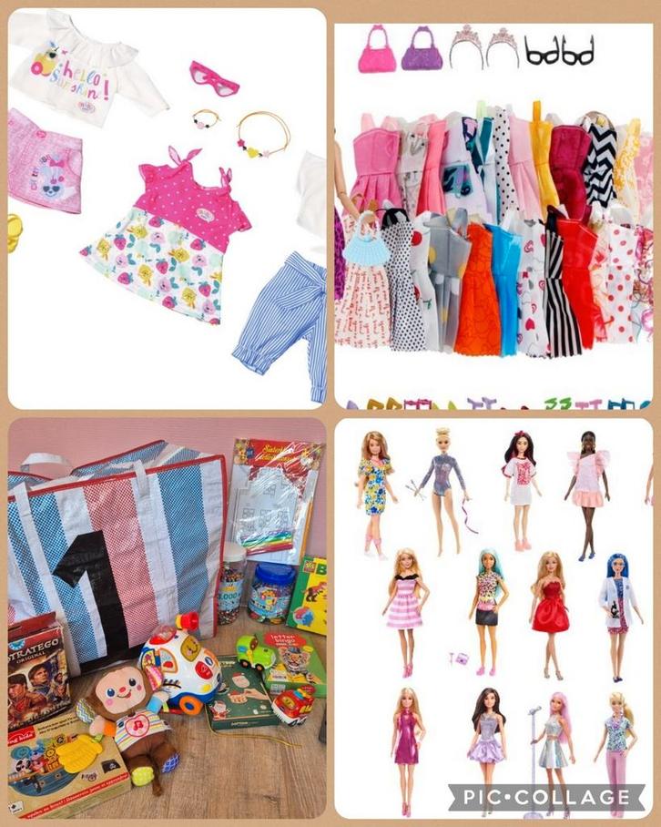 GEZOCHT! voor de speelgoedruil barbies, poppen, kleding, Kinderen en Baby's, Speelgoed | Poppen, Zo goed als nieuw, Ophalen