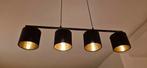 Moderne eetkamerlamp met 4 lampen, Huis en Inrichting, Lampen | Hanglampen, Ophalen, Gebruikt, Metaal, 75 cm of meer