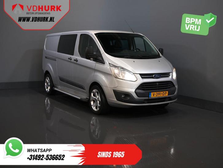Ford Transit Custom 2.2 TDCI Trend Dubbel Cabine DC L2 BPM V, Auto's, Bestelauto's, Bedrijf, Te koop, ABS, Achteruitrijcamera