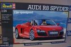 Revell 1/24- Audi- R8 -Spyder 7094 (2011) modelbouw auto, Hobby en Vrije tijd, Modelbouw | Auto's en Voertuigen, Auto, Verzenden