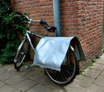 De Poort Luxe XXXL fietstas/krantentas, 80L inhoud, zilver, Ophalen of Verzenden, Gebruikt, De Poort