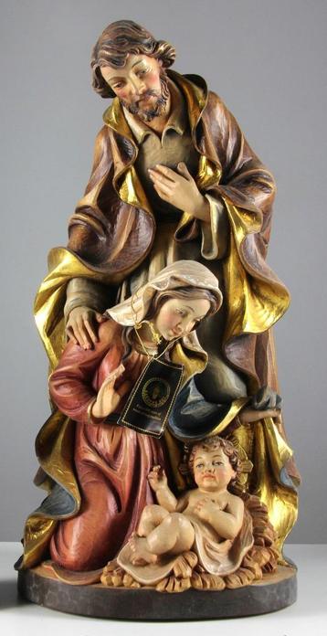 Bernardi Heilige Familie 44 cm – Val Gardena – hout beschikbaar voor biedingen
