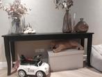 Zwarte Sidetable / Wandtafel, Huis en Inrichting, Tafels | Sidetables, Ophalen, 100 tot 150 cm, Metaal, Landelijk