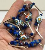 Antieke Murano Ercole Moretti millefiori kralen ketting., Sieraden, Tassen en Uiterlijk, Antieke sieraden, Ophalen of Verzenden