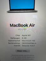 MacBook Air M1 2020 - 8GB, Computers en Software, Apple Macbooks, Ophalen, Gebruikt, Qwerty, 8 GB