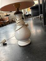 Tafellamp op onderstel oude olielamp, Huis en Inrichting, Lampen | Tafellampen, Ophalen, Gebruikt, Oud hollands, Minder dan 50 cm