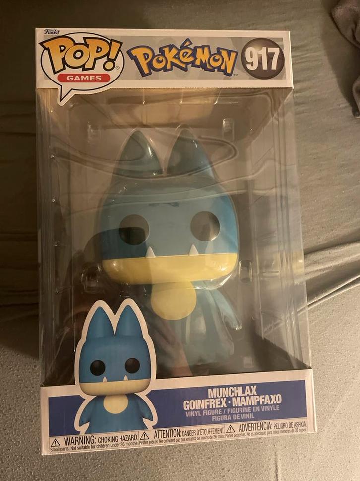 Munchlax Funko Pop XXL - Pokémon 917, Kinderen en Baby's, Speelgoed | Actiefiguren, Zo goed als nieuw, Ophalen of Verzenden