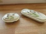 zeepbakjes kammenbakje emaille brocante creme, Antiek en Kunst, Antiek | Emaille, Ophalen