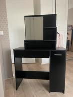 Kaptafel make up tafel 86,5x35x136 cm zwart, Ophalen, Zo goed als nieuw, 50 tot 100 cm, 100 tot 150 cm