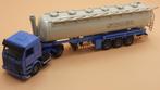 Scania 143M 450 Truck met Tank / Tekno / 1/50, Hobby en Vrije tijd, Modelauto's | 1:50, Verzenden, Gebruikt, Bus of Vrachtwagen