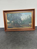 Schilderij: Boslandschap met figuren, Ophalen