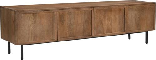 TV-meubel Elan 180x50x40 cm mangohout €299, Huis en Inrichting, Kasten | Televisiemeubels, Zo goed als nieuw, Minder dan 100 cm