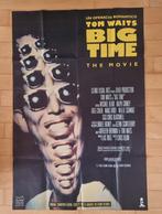 Filmposter Tom Waits 'Big Time', Rechthoekig Staand, Deurposter of groter, Ophalen of Verzenden, Zo goed als nieuw