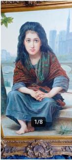 The Bohemian (1890) - W Bouguereau - doek - klassiek gelijst, Antiek en Kunst, Kunst | Schilderijen | Klassiek, Ophalen