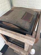 Gaskachel voor Buiten met Steigerhouten Ombouw, Ophalen, Gebruikt, Vrijstaande haard, Gashaard
