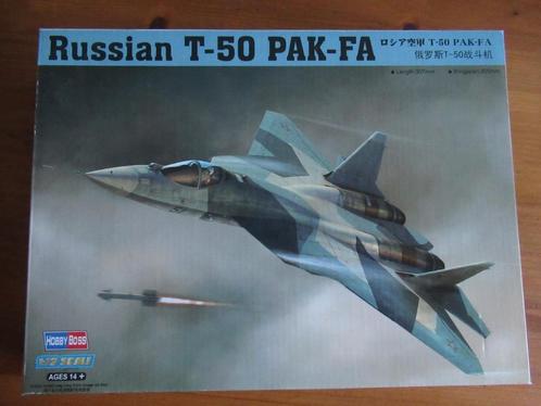 Russian T-50 PAK-FA (HobbyBoss 1/72), Hobby en Vrije tijd, Modelbouw | Vliegtuigen en Helikopters, Nieuw, Vliegtuig, 1:72 tot 1:144