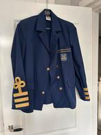 Marine jas kapitein blazer matroos L XL - blauw, Kleding | Heren, Carnavalskleding en Feestkleding, Maat 56/58 (XL), Ophalen of Verzenden