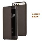 View Flip Smart Cover voor Huawei P10 – Coffee Bruin, Telecommunicatie, Mobiele telefoons | Hoesjes en Frontjes | Overige merken
