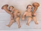 Mooie set antieke Putty's met kandelaar, Ophalen of Verzenden