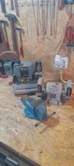 werkbankslijpers en bankschroef, Doe-het-zelf en Verbouw, Gereedschap | Schuurmachines, Ophalen, Gebruikt, Minder dan 600 watt