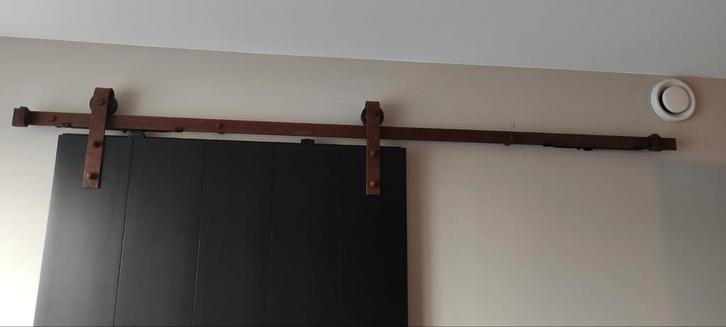INTERSTEEL schuifdeursysteem | antiek bruin | Hornbach, Doe-het-zelf en Verbouw, Overige Doe-het-zelf en Verbouw, Gebruikt, Ophalen of Verzenden