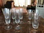 8 Fijn bewerkte Glazen Antiek?, Antiek en Kunst, Antiek | Glas en Kristal, Ophalen