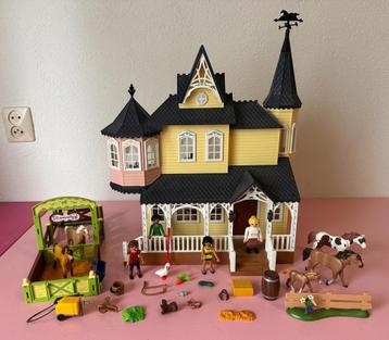 Playmobil woonhuis huis poppenhuis paarden Lucky Spirit beschikbaar voor biedingen