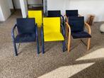 Thonet A320 stoelen, Huis en Inrichting, Vijf, Zes of meer stoelen, Metaal, Blauw, Gebruikt