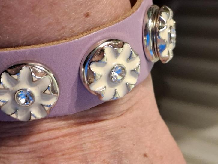 **SALE** Armband met chunks 0.50 eruocent, Sieraden, Tassen en Uiterlijk, Oorbellen, Zo goed als nieuw, Overige materialen, Overige kleuren