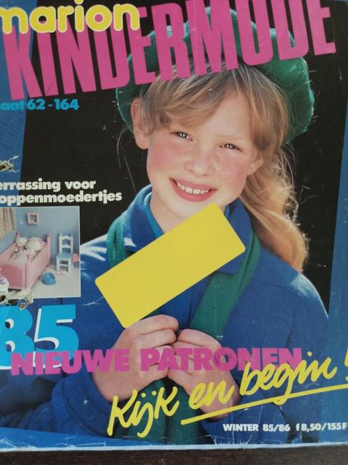Marion winter 1985  85 nieuwe patronen maat 62 - 164, Hobby en Vrije tijd, Kledingpatronen, Zo goed als nieuw, Kind, Marion, Ophalen of Verzenden