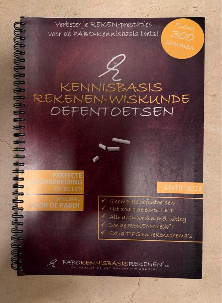 Rekenen-Wiskunde Oefentoetsen Kennisbasis, Boeken, Studieboeken en Cursussen, Zo goed als nieuw, HBO, Beta, Ophalen of Verzenden