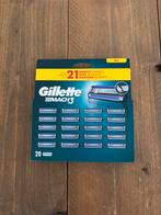 Gillette Mach3 Scheermesjes 20 stuks – Nieuw, Ophalen of Verzenden, Nieuw, Gehele gezicht, Verzorging