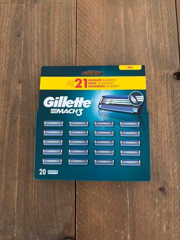 Gillette Mach3 Scheermesjes 20 stuks – Nieuw beschikbaar voor biedingen