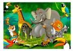 Jungledieren behang Happy Safari, Junglebehang, dieren, Verzenden, Nieuw, Wanddecoratie