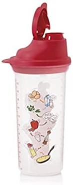 Tupperware Quick Shaker 600ml Rood Nieuw, Huis en Inrichting, Keuken | Tupperware, Ophalen of Verzenden, Nieuw, Rood, Beker of Kan