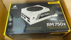 Corsair RM750x 750W Wit PSU, Computers en Software, Interne voedingen, Ophalen of Verzenden, Zo goed als nieuw