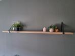 Wandplank steigerhout stalen beugels 180cm, Huis en Inrichting, Woonaccessoires | Wandplanken en Boekenplanken, Ophalen of Verzenden