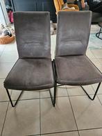 Eetkamerstoelen 6x Donna Henders en Hazel, Ophalen, Gebruikt, Vijf, Zes of meer stoelen, Stof