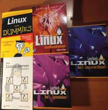 Partij 5 boeken Linux beschikbaar voor biedingen