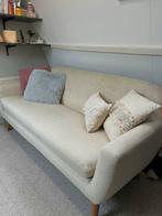 Beige tweezitsbank, Huis en Inrichting, Banken | Sofa's en Chaises Longues, Ophalen, Gebruikt, 150 tot 200 cm, Tweepersoons