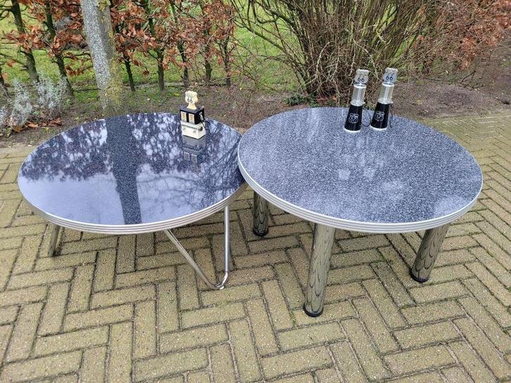 Amerikaanse salontafel Bel Air bijzet tafel sixties fifties, Huis en Inrichting, Tafels | Salontafels, Zo goed als nieuw, Minder dan 50 cm