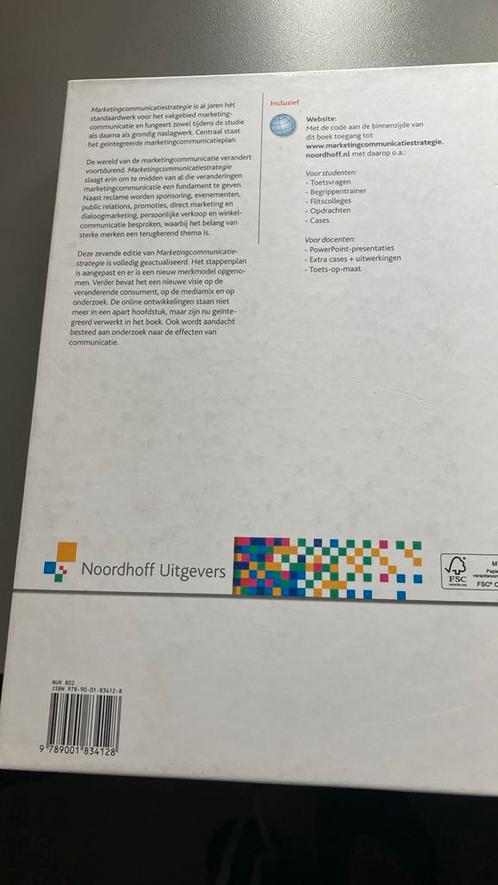 J.M.G. Floor - Marketingcommunicatiestrategie, Boeken, Economie, Management en Marketing, Zo goed als nieuw, Management, Ophalen of Verzenden
