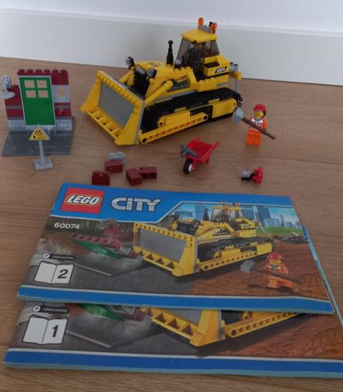 Lego 60074 City Bulldozer 6-12jr, Kinderen en Baby's, Speelgoed | Duplo en Lego, Zo goed als nieuw, Lego, Complete set, Ophalen of Verzenden