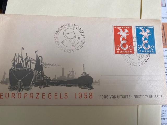 11 stuks FDC Nederland,zie hieronder de nummering, Postzegels en Munten, Postzegels | Eerstedagenveloppen, Beschreven, Nederland