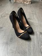 Pumps Zwart/Goud maat 38 Xti Als Nieuw, Kleding | Dames, Schoenen, Ophalen of Verzenden, Zo goed als nieuw, Zwart